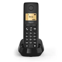 GIGASET S30852-H3105-S201 Pure 100 fekete 1,5" vezeték nélküli kézibeszélővel bővíthető hívófél azonosítás #3