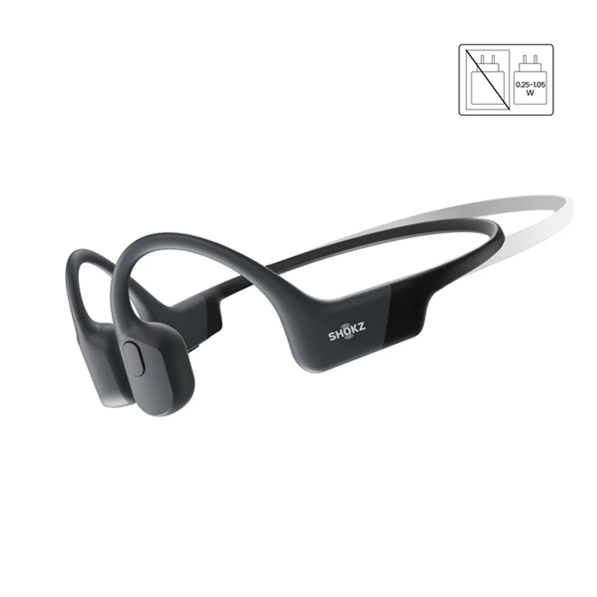 Shokz S806-MN-BK OpenRun Mini csontvezetéses fejhallgató Bluetooth USB-C fekete 160 mAh 8 óra 10 m #2