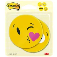 Post-IT 7100236592 emoji mintájú 70x70mm öntapadós jegyzettömb 2x30lap PEFC