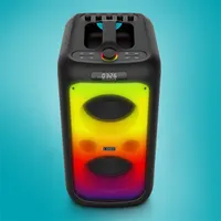 LAMAX LXPSMPK1PSNBA PartyKing1 Plus 100W bluetooth hangszóró 2x hangszóró modulok led party fény vezeték nélküli mikrofon aux bemenet #6