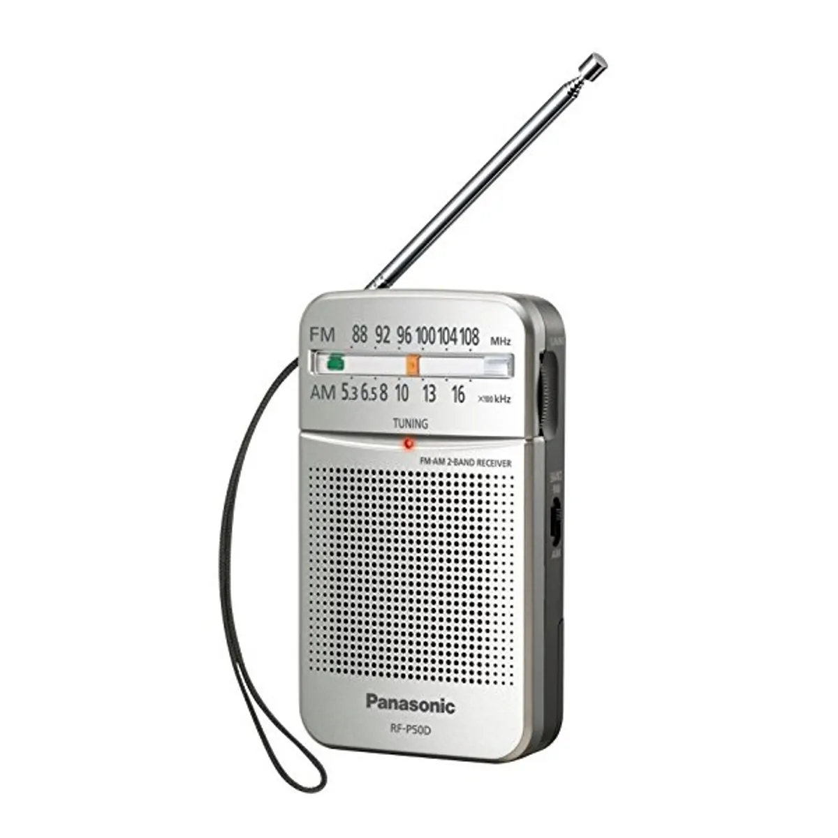 Panasonic RF-P50DEG-S zsebrádió ezüst elemes fejhallgató-csatlakozóval #1
