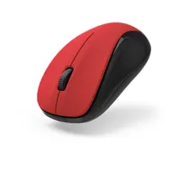 HAMA 00173022 MW-300 V2 vezeték nélküli optikai egér piros kétkezes 2,4 GHz USB nano vevő 1200 dpi 8 m