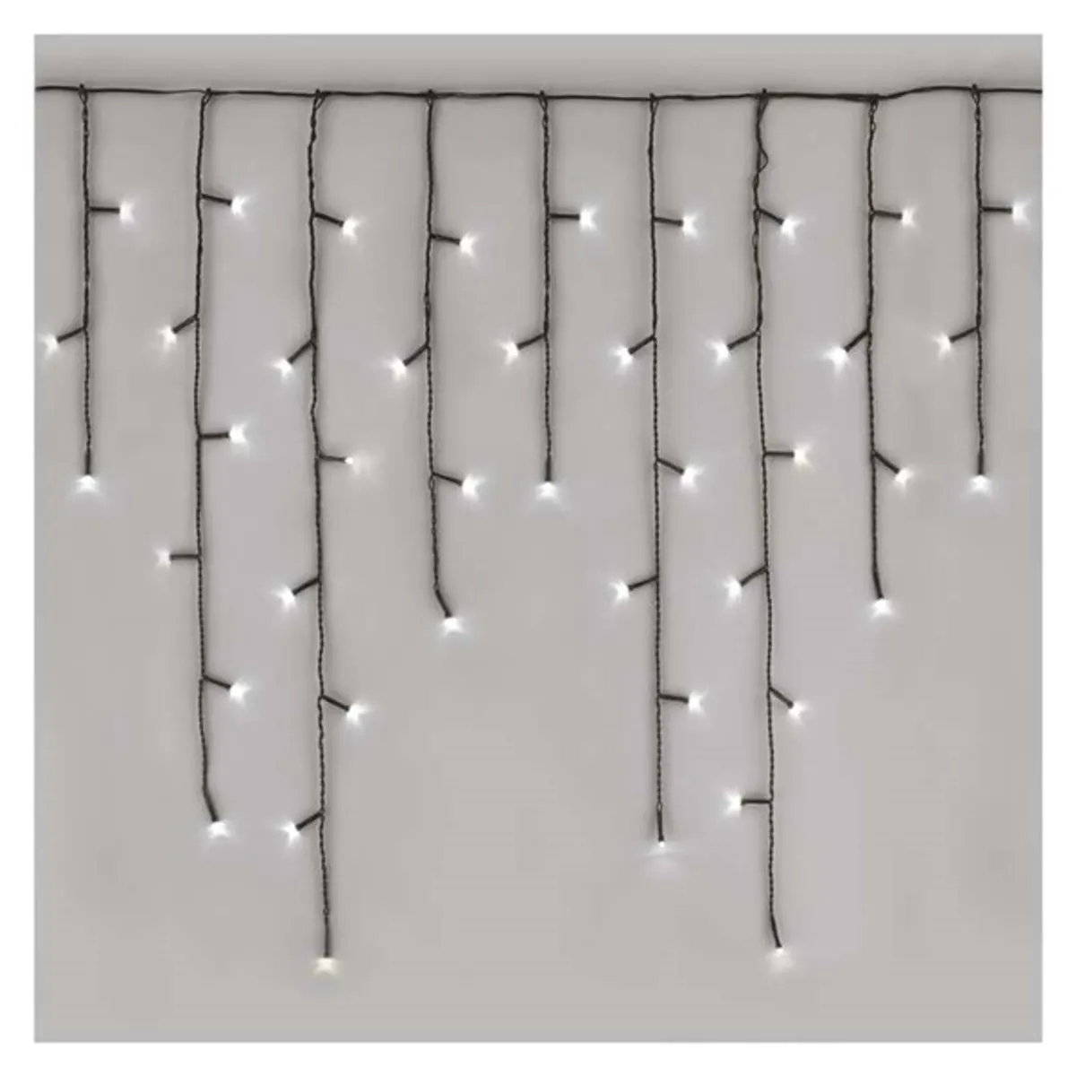 EMOS D4CC01 jégcsap fényfüggöny 3,6 m 200 LED IP44 hideg fehér 8 üzemmód #1
