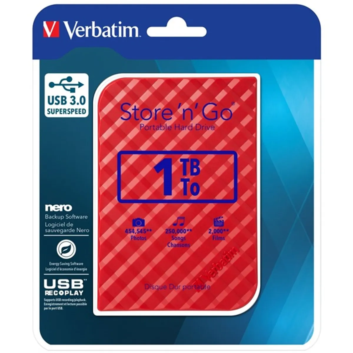 Verbatim 53203 Store n Go 2,5" 1TB USB 3.0 külső HDD #3