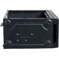 AKYGA AK35BK Micro ATX ház fekete 310x350x175 mm, 2x 3,5" belső hely, 3 ventilátor, USB 2.0 előlapi, mikrofon és fejhallgató, táp nélküli #8