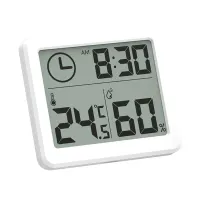 TOO WS-301-W Időjárás állomás Fehér 12-24 órás formátum LED kijelző hőmérséklet °C és °F