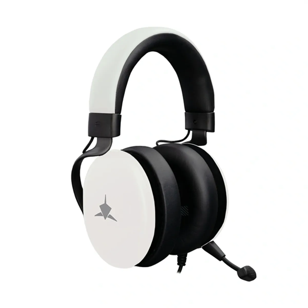WHITE SHARK WS GH-2540W ELEPHANT vezetékes gamer headset fehér 50 mm meghajtó 3,5 mm 180 cm kábel mikrofon bal #3