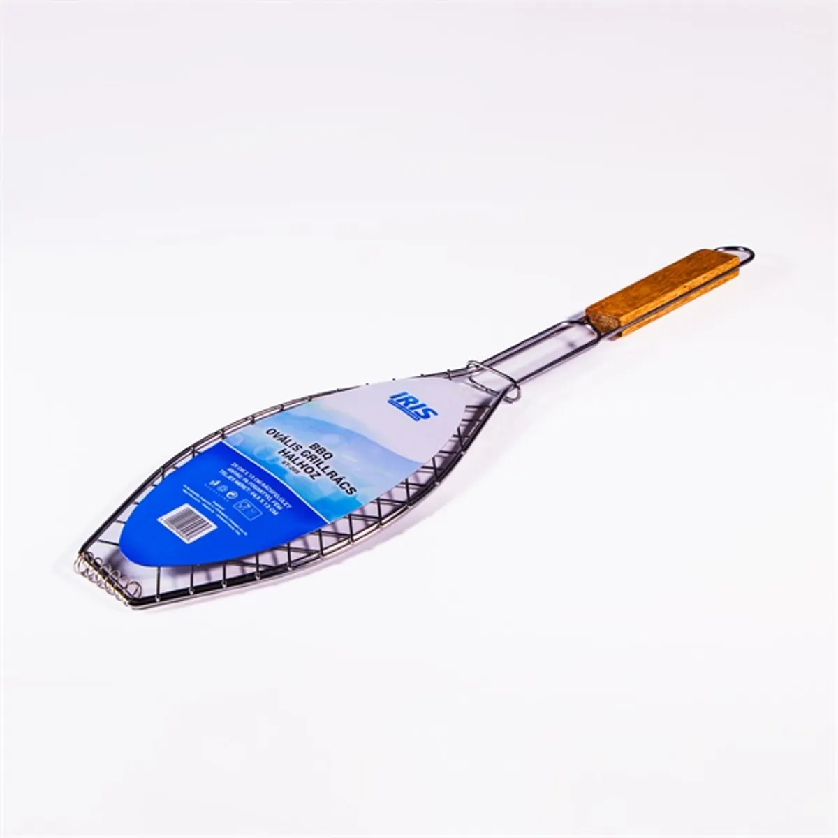IRIS KT-205 grillrács halhoz ovális 29 x 13 cm #1