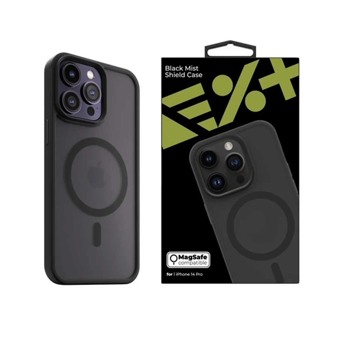 Nextone IPH-14PRO-MAGSF-MISTCASE-BLK Mist Shield hátlap Szilikon iPhone 14 Pro Apple 6,1" #1