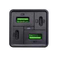 Akyga AK-CH-17 univerzális USB töltő 65W 2x USB-A, 2x USB-C PD 5-20V #2