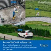 TP-LINK TAPO C530WS kültéri IP kamera, 5MP színes éjjellátó, IP66, pan-tilt 340°/60°, AI mozgás- és személyfelismerés, microSD 512GB, WiFi és Ethernet, felhő Tapo Care #9