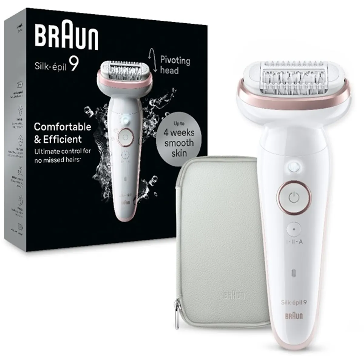 Braun 80743182 epilátor 0,5 mm hosszbeállítás 40 MicroGrip csipesz vízálló nedves és száraz használat masszázsgörgő feltét 50 perc #3