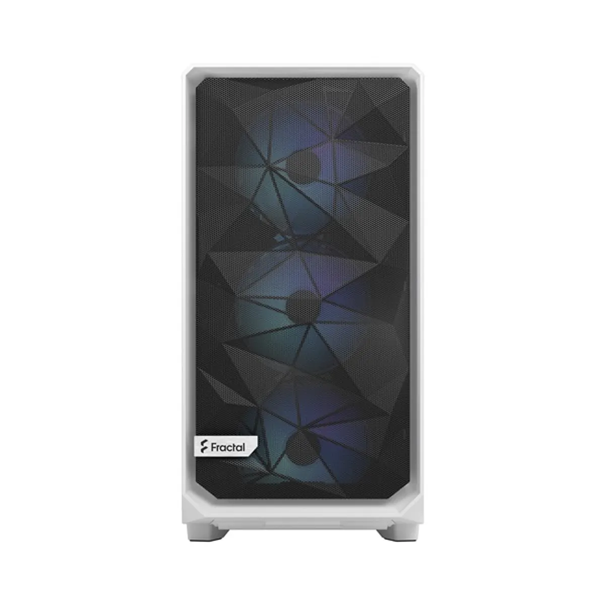 Fractal Design Meshify 2 RGB FD-C-MES2A-08 Fehér E-ATX 360 mm radiátor támogatás 4 Aspect 14 RGB PWM előre telepített ventilátor #6