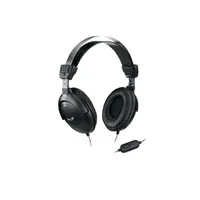 GENIUS 31710058101 2.0 headset fekete 200 cm 3,5mm pc mac tablet mobil hangerő mikrofon 20-20000 Hz impedancia 32 ohm vezetékes