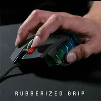 A4-TECH A4TMYS47300 Bloody J95 USB optikai egér 8000dpi 9 gomb gumi markolat RGB fekete #4