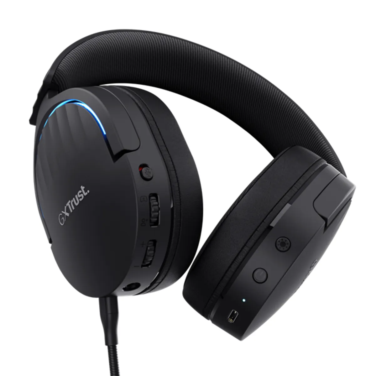 TRUST 24901 GXT491 Fayzo Bluetooth fejhallgató gamer USB-C 3,5 mm jack vezetékes és vezeték nélküli #3