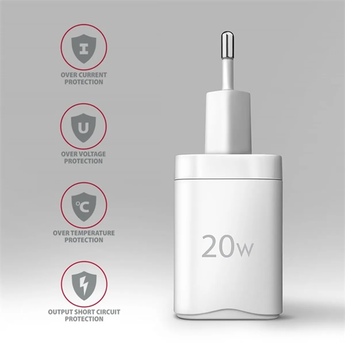 AXAGON ACU-PQ20W duál USB-C USB-A töltő 20W PD3.0 QC4 univerzális #8