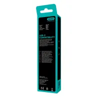 AVAX AVAX_CB4303 2x 60W USB-C gyorstöltő szilikon kábel, 1.5 m, fehér #4