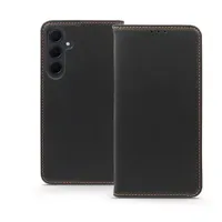 Haffner HF267536 S-Book Pro Flip bőr fekete oldalra nyíló tok Galaxy A35 5G