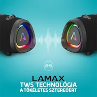 LAMAX LXWSMECL1NNBA Eclipse1 60,0 W ipx6 bluetooth usb-c micro sd fm rádió 9,5 óra #3