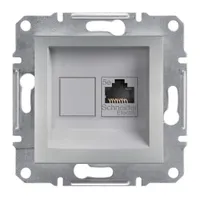 Schneider EPH4300161 Asfora Alumínium 1xRJ45 Cat5e UTP aljzat