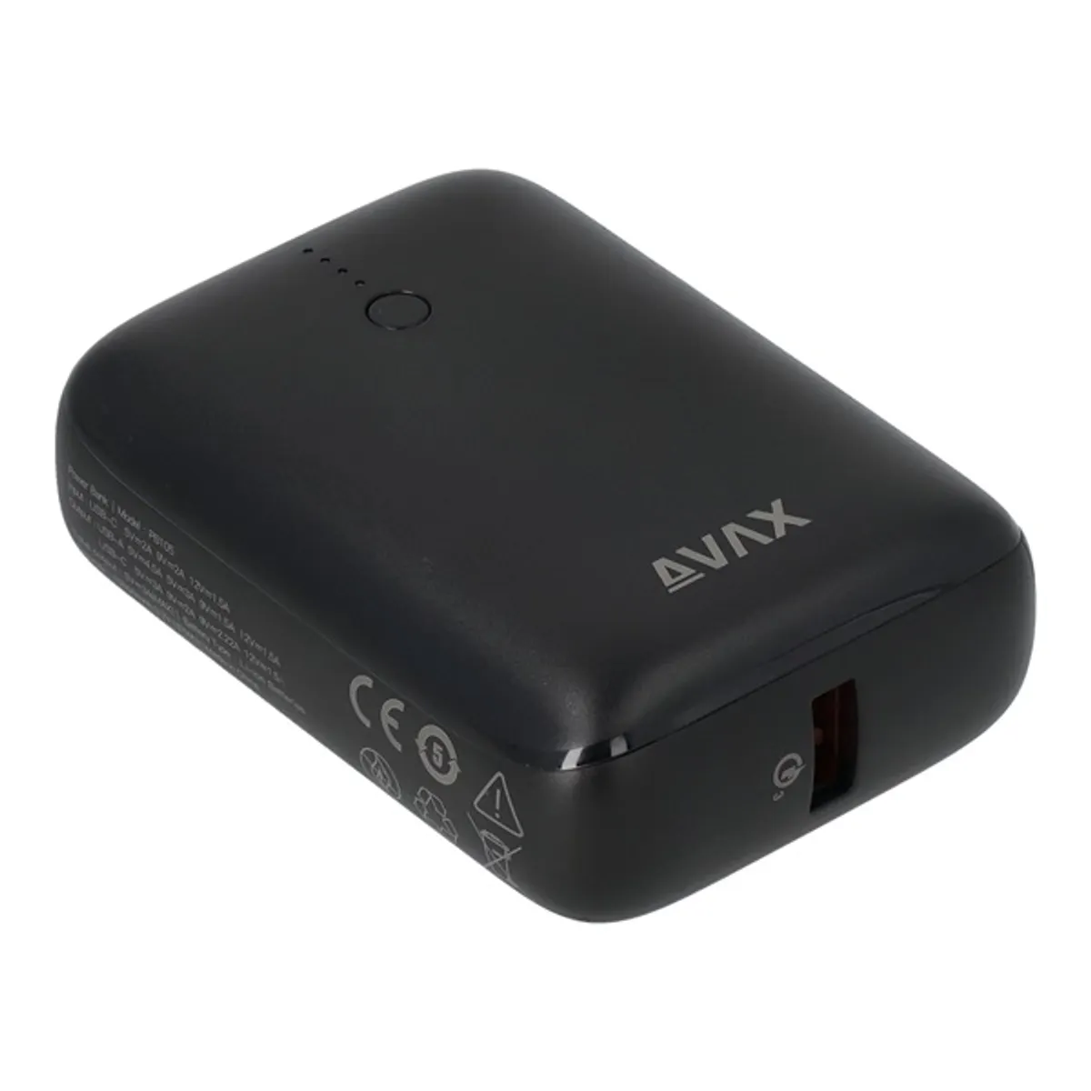AVAX PB105B Mini 10000mAh Type-C PD 20W USB-A 22.5W fekete #6