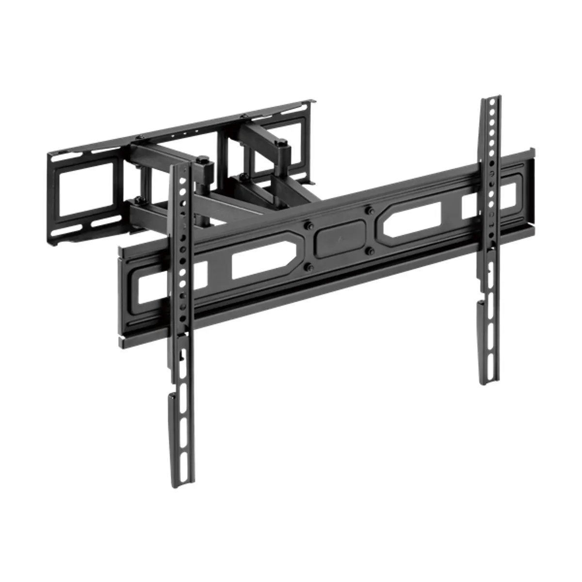 SBOX PLB-3646-2 fali konzol 37"-80" VESA 100x100;600x400, max terhelés 40 kg, dönthető és forgatható, magasságállítás, kábelvezetés, fekete #2
