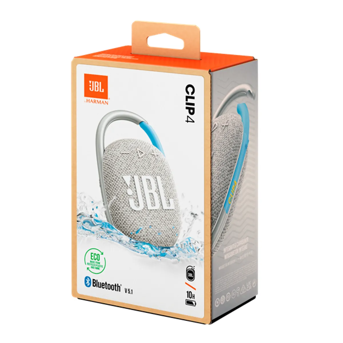 JBL JBLCLIP4ECOWHT Clip4 eco fehér Bluetooth IP67 5W USB-C 10 óra #7