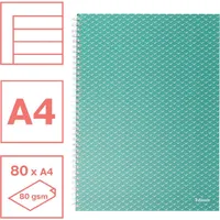 Esselte 628482 ColourBreeze A4 vonalas spirálfüzet zöld 80 lap FSC #2