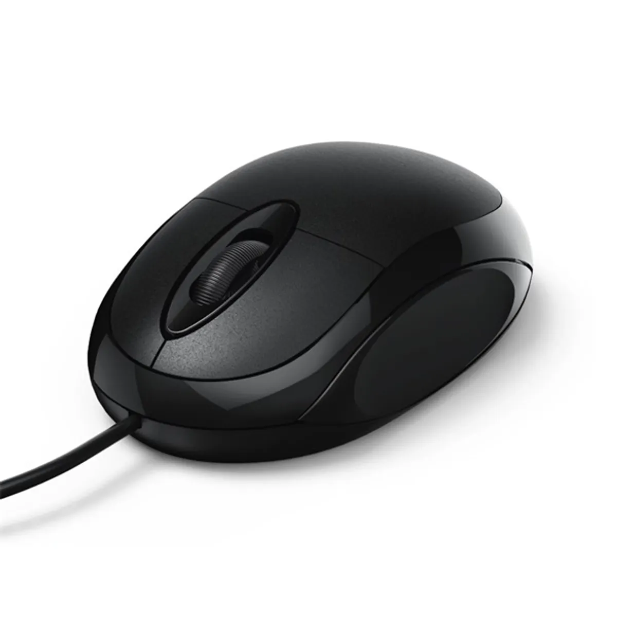 Hama 00182600 MC-100 optikai USB egér 3 gomb 1000 dpi 1,3 m fekete kétkezes #1