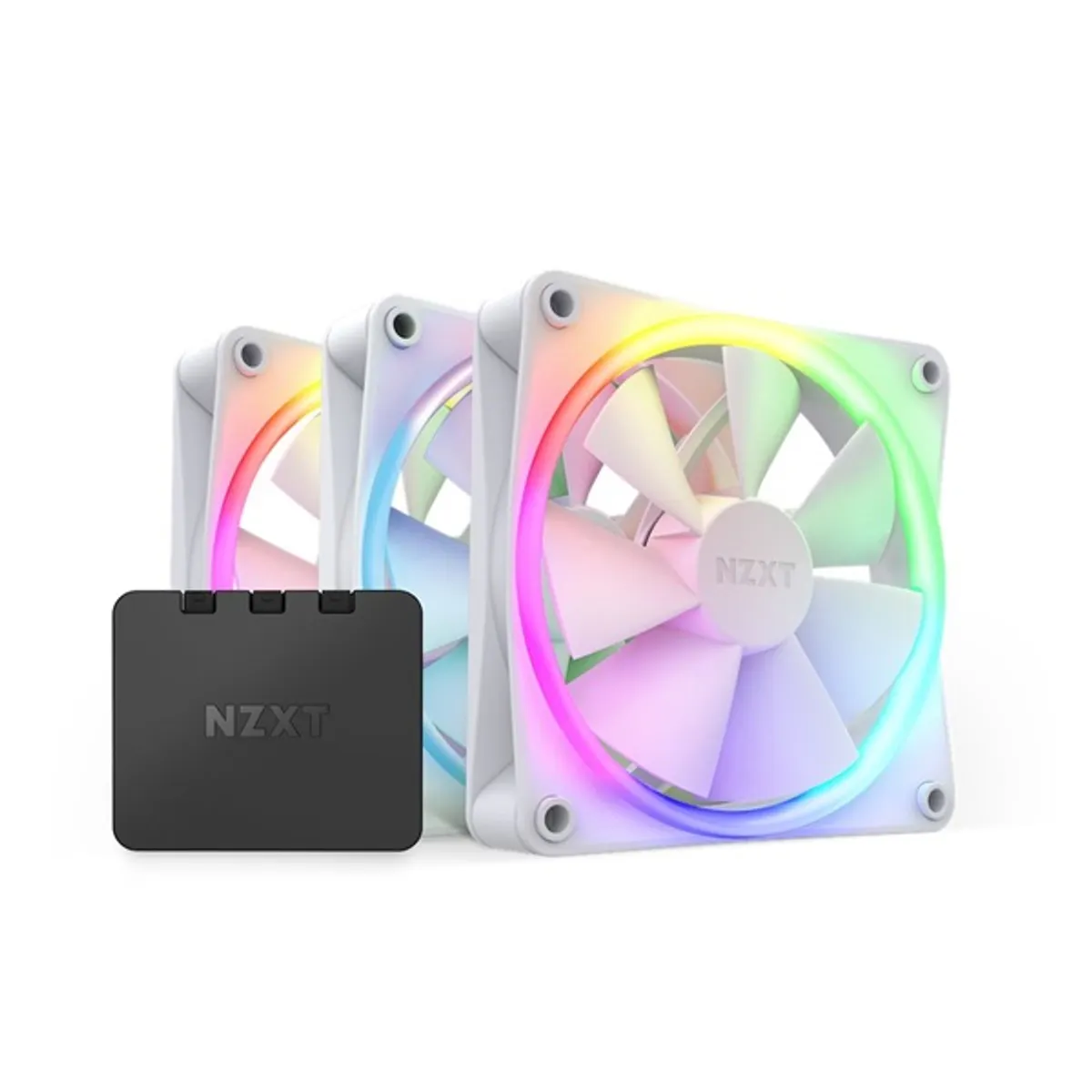 NZXT RF-R12TF-W1 F120 RGB Triple Pack 3x120mm fehér PWM #1