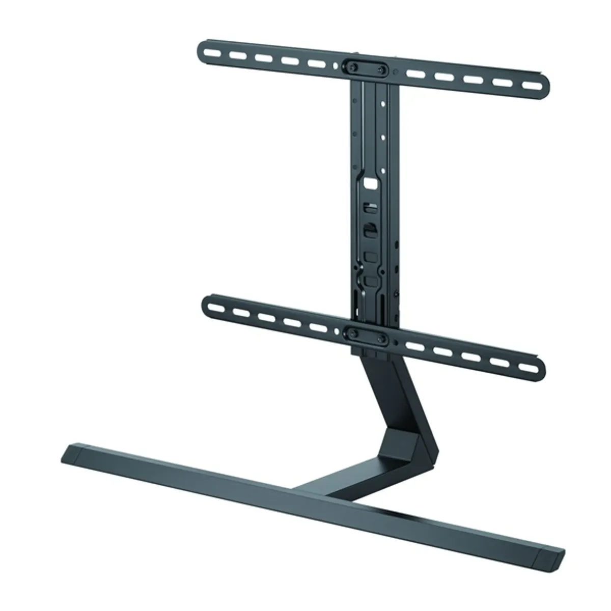 Stansson WM-3775 asztali TV állvány acél-alumínium fekete szürke 40 kg 37"-75" VESA 200x200-600x400 billenthető kábelkezelés #6