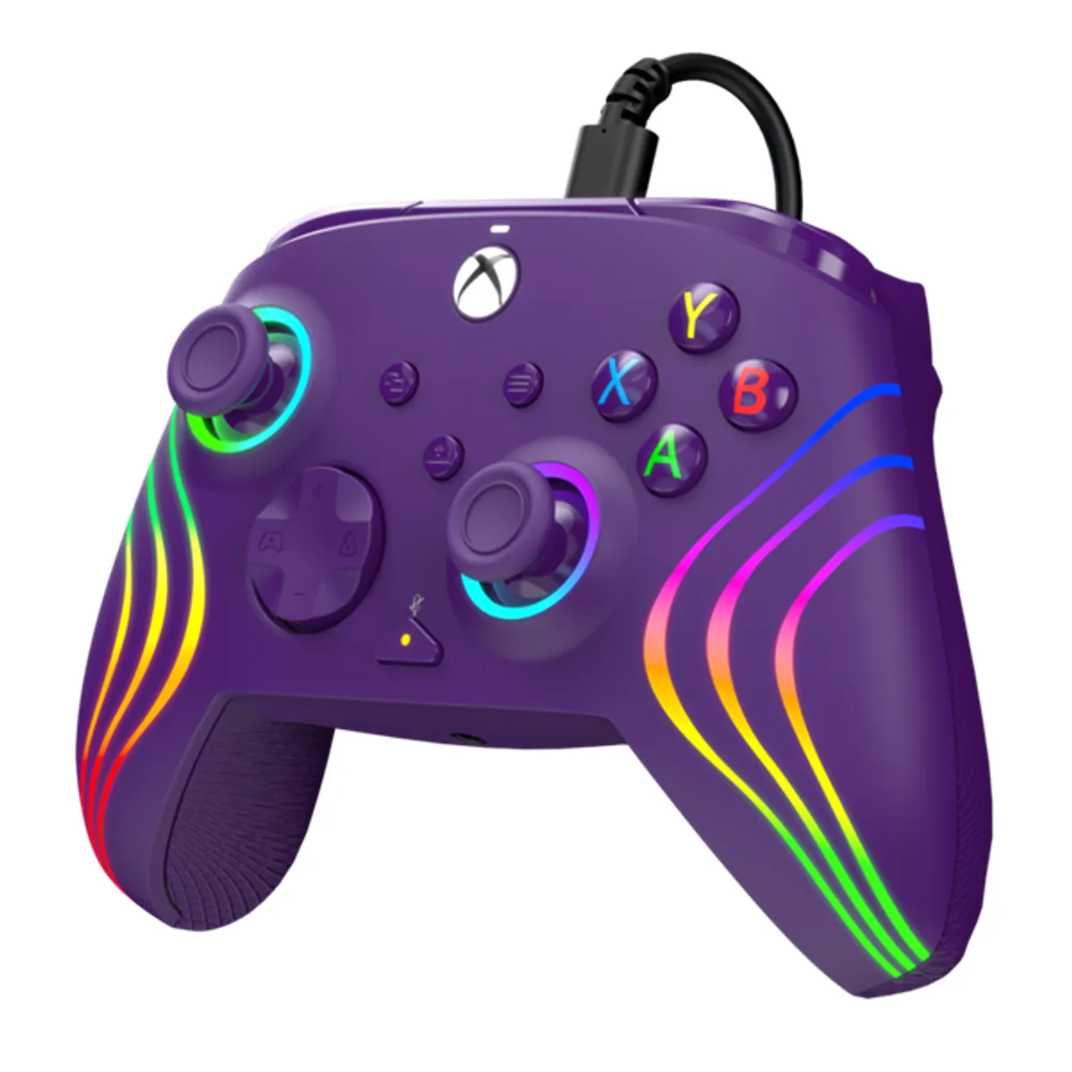 PDP 049-024-PR Afterglow Wave kontroller lila vezetékes 11 gomb 300 cm kábel PC és Xbox Series kompatibilis #2