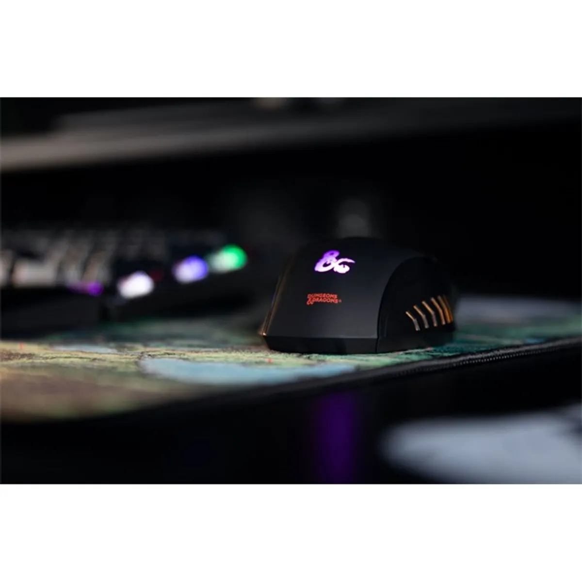 KONIX KX-DND-GM-PC Dungeons and Dragons gamer egér 7 gomb DPI 2500 fekete-piros #5