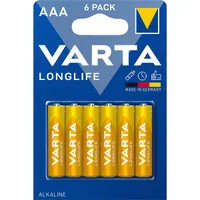 Varta 4103101416 Longlife AAA alkáli elem 6db #2