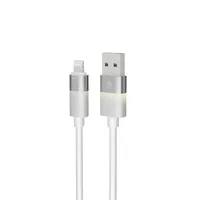 AVAX_CB310 GLOWY Fehér 100 cm USB A Lightning adat- és töltőkábel #2