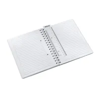 Leitz 46390062 Spirálfüzet A5 vonalas 80 lap polipropilén borító lefűzhető lila #2
