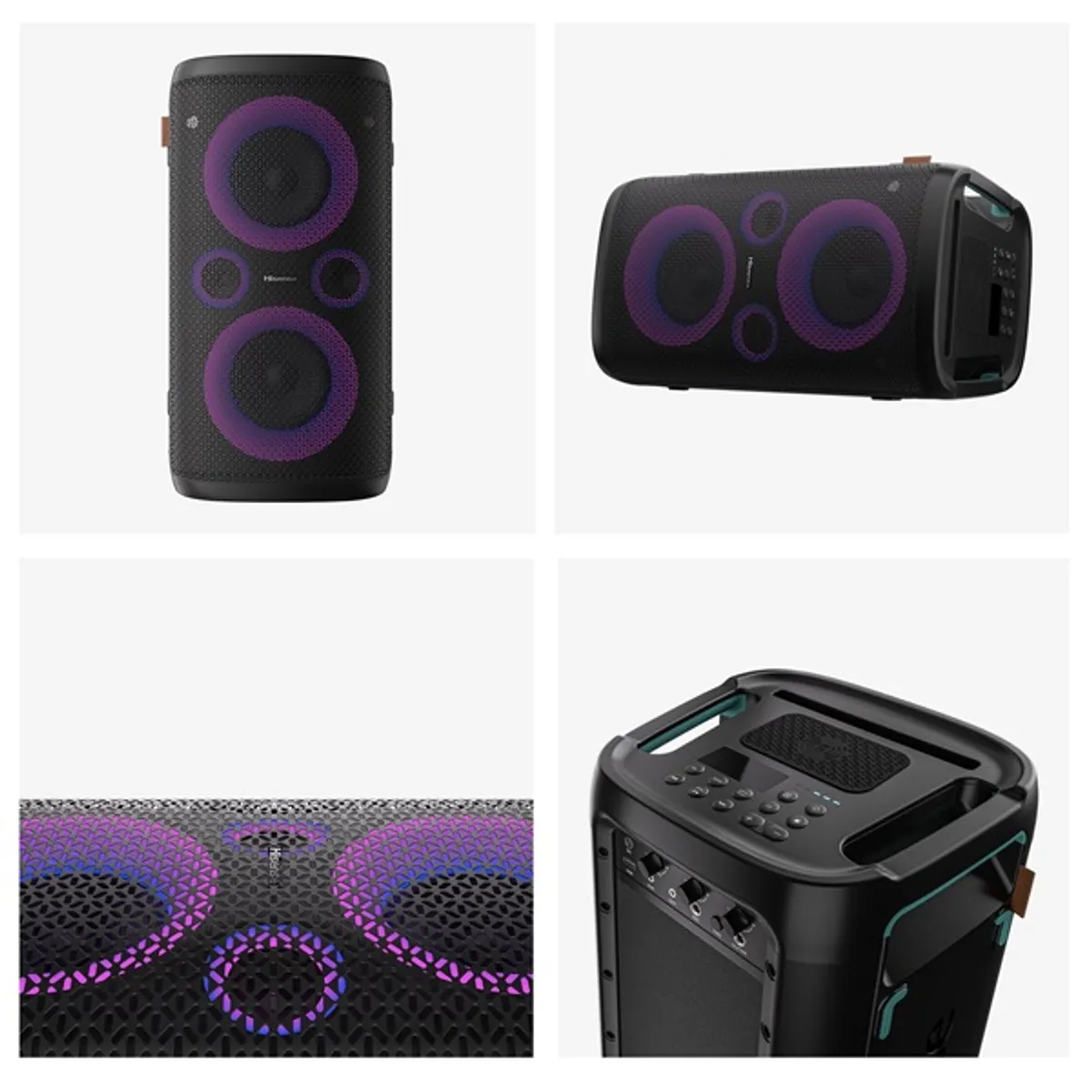 HISENSE 20016678 parti hangszóró Bluetooth IPX4 15 óra 300 W 7650 mAh vezeték nélküli töltőpad AUX #2
