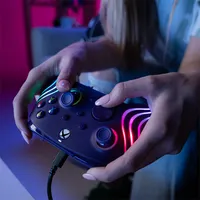 PDP 049-024-PR Afterglow Wave kontroller lila vezetékes 11 gomb 300 cm kábel PC és Xbox Series kompatibilis #7