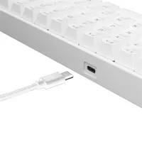 WHITE SHARK WS GK-2022W-BR-US Shinobi GK-2022W Fehér kompakt 60%-os mechanikus Outemu Brown RGB USB 2.0 US kiosztás 62 gomb 50 millió leütés 180 cm #4