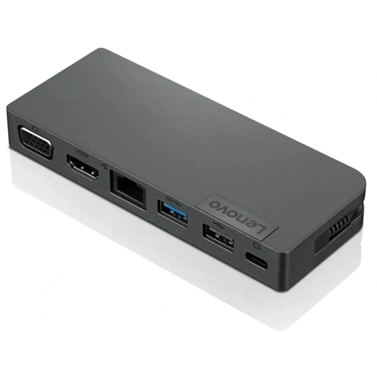 Lenovo 4X90S92381 USB-C utazó dokkoló 4K HDMI, VGA kimenet, RJ45, 2x USB-A, USB-C töltés 5V 3A #1