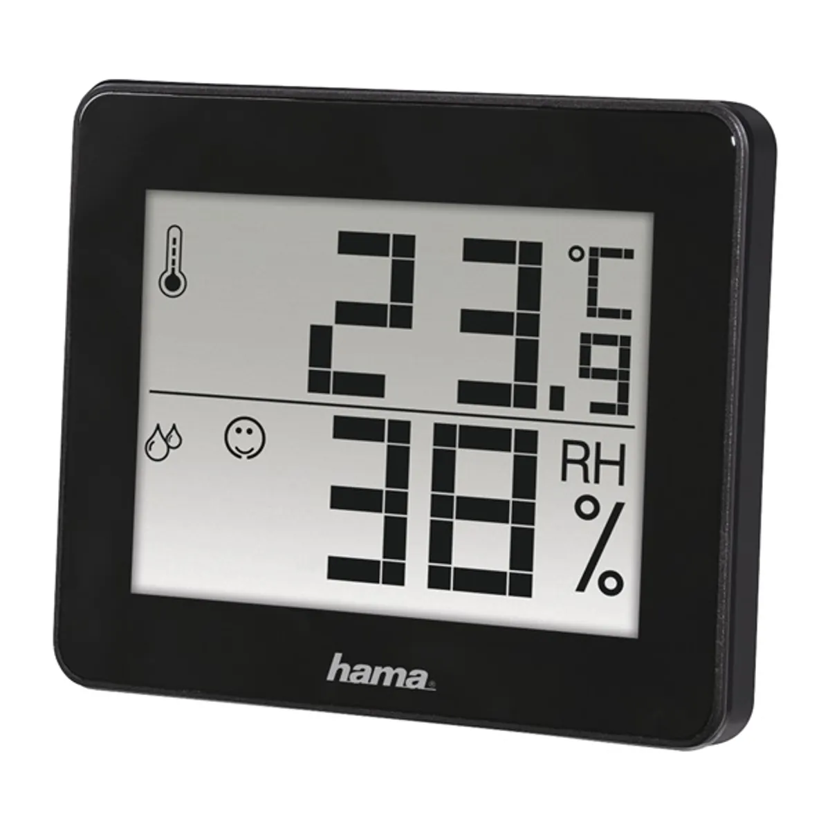 Hama 00186361 TH-130 hő- és páratartalom mérő LCD fekete #1