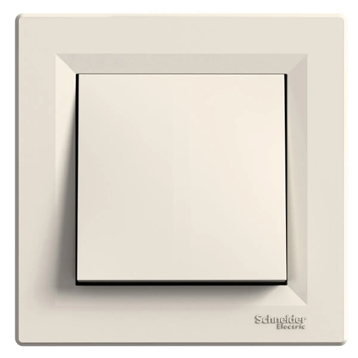 Schneider EPH0700123 Asfora rugós bekötésű bézs egypólusú nyomó 10A IP20 #1