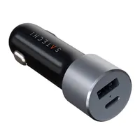 Satechi ST-TCPDCCM Autós töltő 72 W USB-C USB-A Szürke Univerzális
