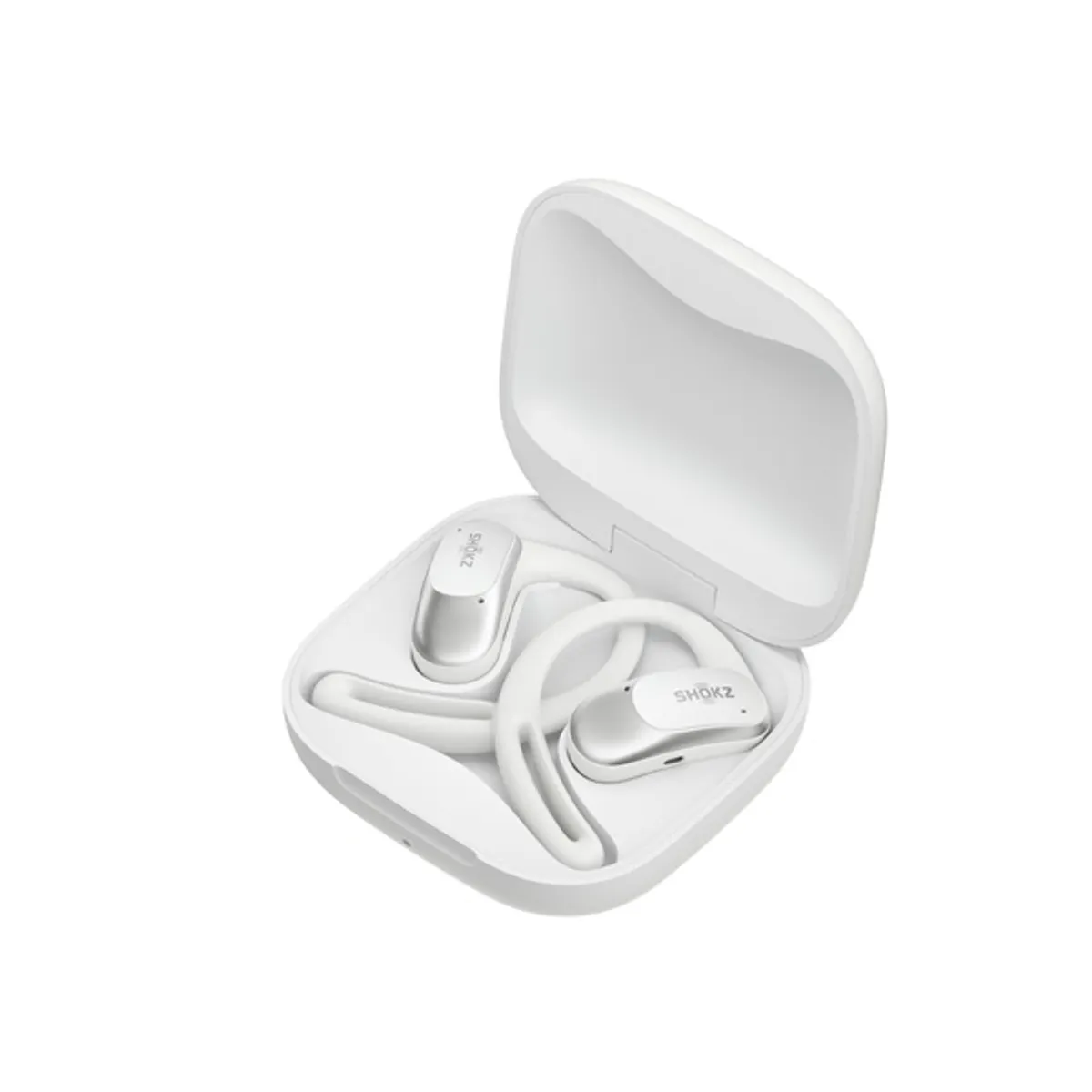 SHOKZ T511-ST-WT OpenFit Air true wireless fülhallgató fehér Bluetooth 5.2 open-ear IP54 multipoint #4