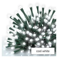 Emos D4AC03 Fényfüzér 12 m LED hideg fehér IP44 kültéri beltéri zöld kábel időzítő #4