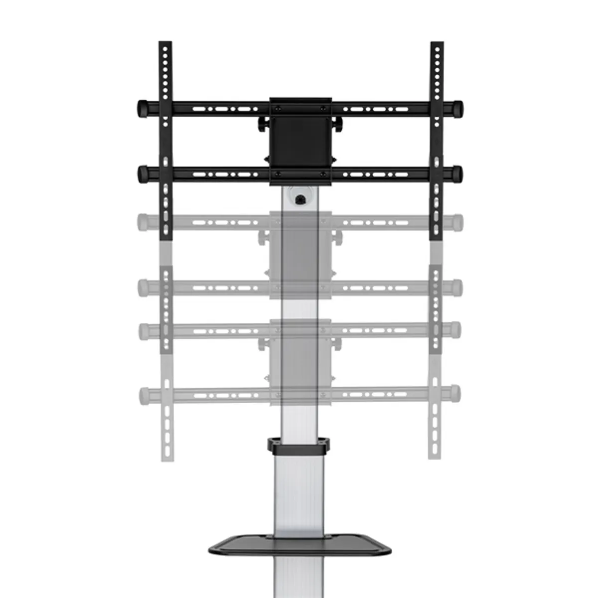 SBOX FS-444 mobil TV-állvány 37"-86" VESA 600x400 teher 50 kg magasság 1200-1600 mm kábelrendező döntés 5-10 fok #7
