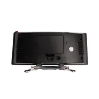 TOO DC-400-LM Digitális óra LED kijelző 12-24 órás formátum hőmérséklet °C-°F ébresztő és szundi éjszakai mód fekete 17,6 x 6,1 x 8,4 cm 3xAAA #6