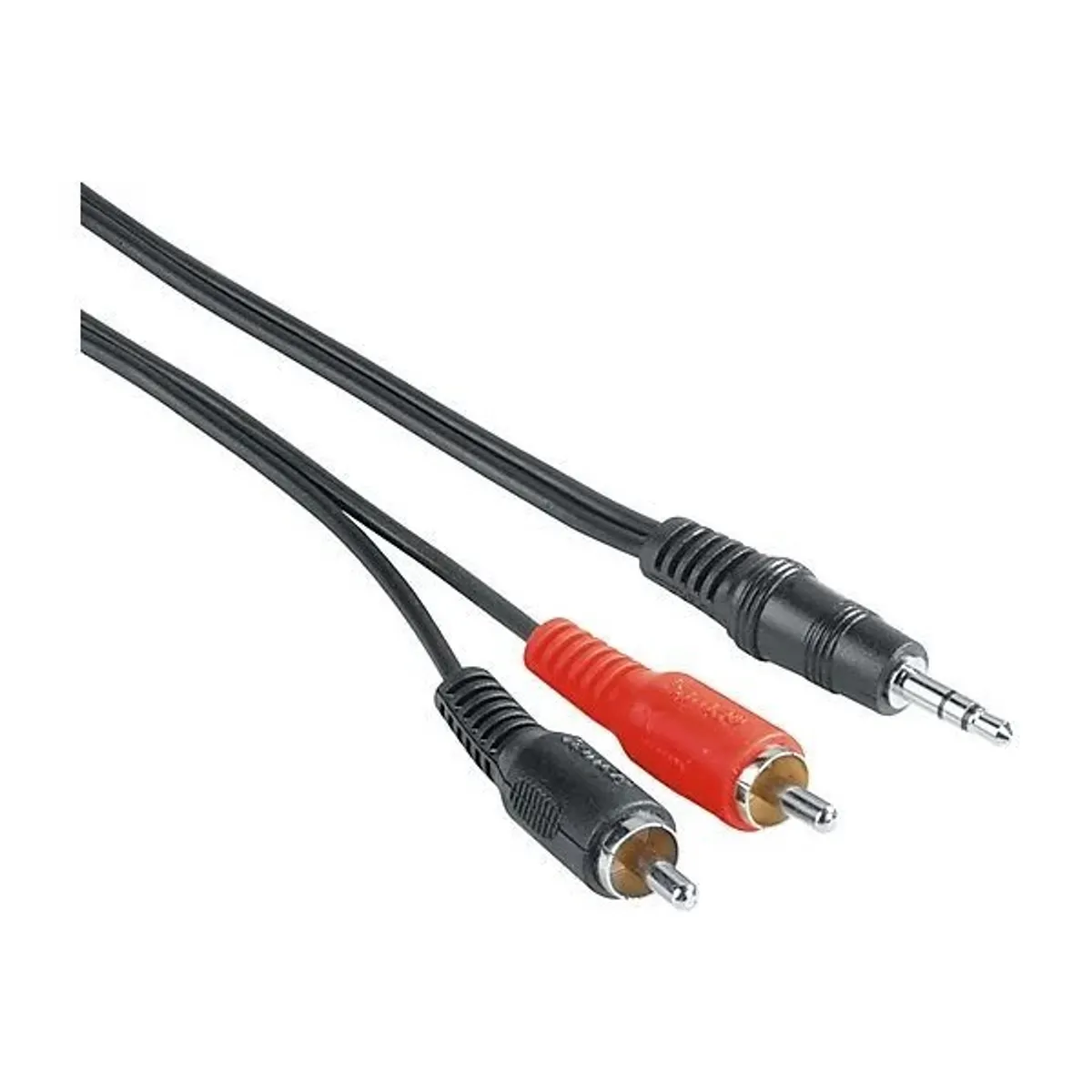 Hama 00205107 3,5 mm jack-2rca összekötőkábel 5 m fekete #1