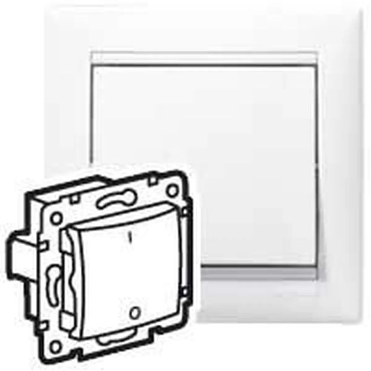 Legrand 774403 Valena 3P kapcsoló 10A IP31 fehér rugós vezetékbekötéssel #2